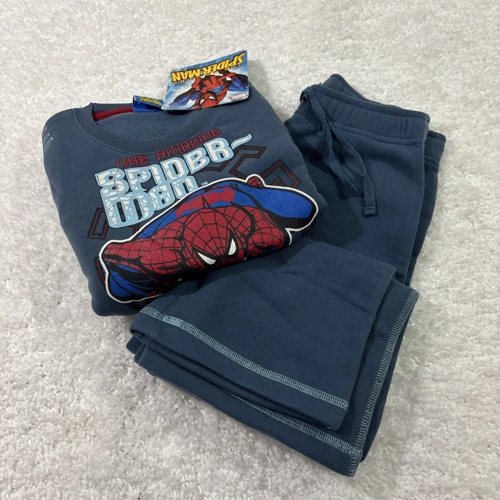 The Amazing Spider Man Blue sweat‎ suit For Boys Size 10